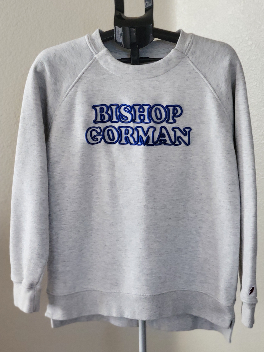 League Bishop Gorman High School Crewneck Sweatshirt Men's Large L Heather Gray